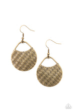 Load image into Gallery viewer, Im Sensing a Pattern Here - Brass Earrings