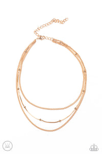 Subtly Stunning - Gold Necklace Set