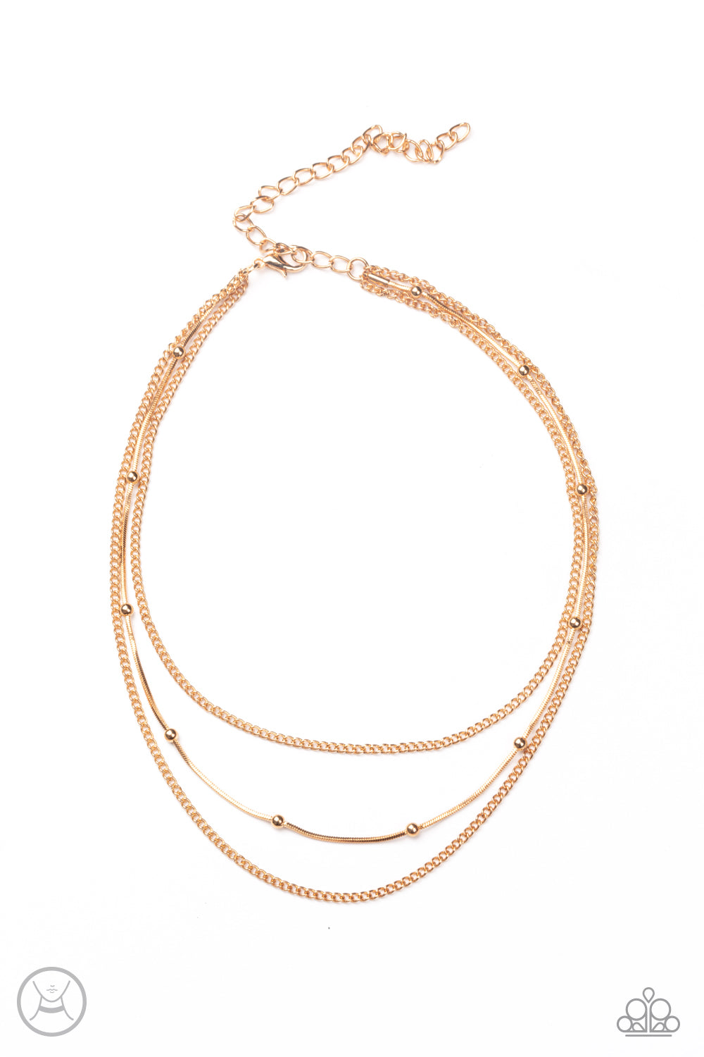 Subtly Stunning - Gold Necklace Set