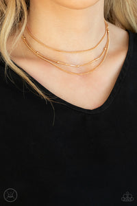 Subtly Stunning - Gold Necklace Set