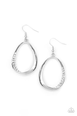 Fiercely Flauntable - White Earrings