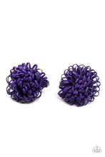 Load image into Gallery viewer, Pretty in Posy - Purple Hair Clips