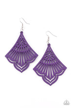 Load image into Gallery viewer, Eastern Escape - Purple Earrings