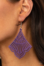 Load image into Gallery viewer, Eastern Escape - Purple Earrings