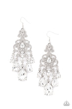 Load image into Gallery viewer, Queen Of All Things Sparkly - White Earrings