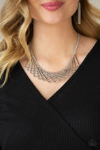 Load image into Gallery viewer, Metro Mirage - Silver Necklace Set