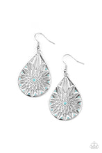 Load image into Gallery viewer, Icy Mosaic - Blue Earrings