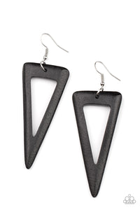 Bermuda Backpacker - Black Earrings