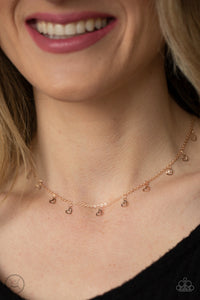 Charismatically Cupid - Rose Gold Necklace Set