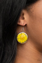 Load image into Gallery viewer, Forever Florals - Yellow Earrings