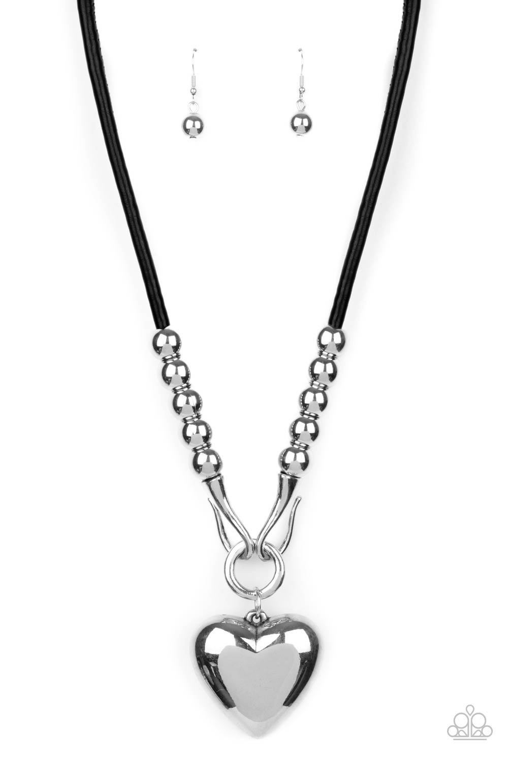 Forbidden Love - Black Necklace Set