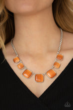 Load image into Gallery viewer, Aura Allure - Orange Necklace Set