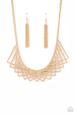 Metro Mirage - Gold Necklace Set