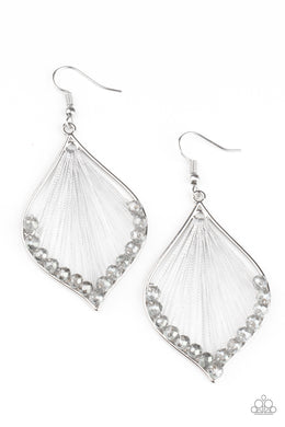 Pulling at My HARP-strings - Silver Earrings