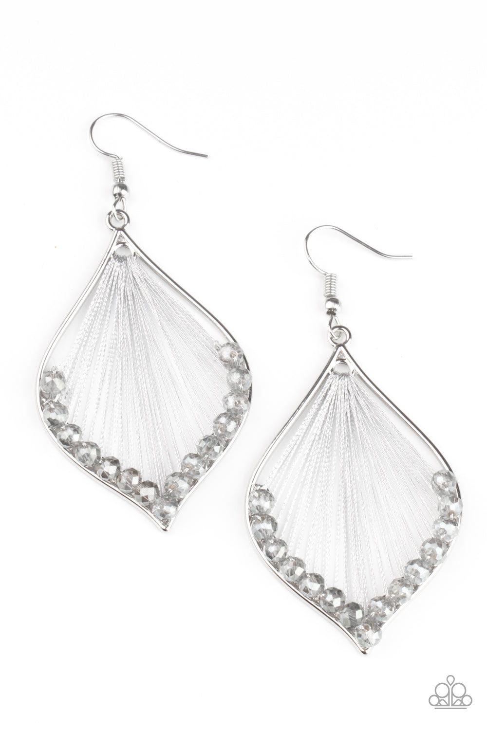 Pulling at My HARP-strings - Silver Earrings