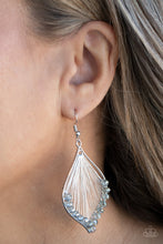 Load image into Gallery viewer, Pulling at My HARP-strings - Silver Earrings