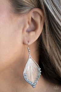 Pulling at My HARP-strings - Silver Earrings