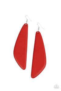 Scuba Dream - Red Earrings