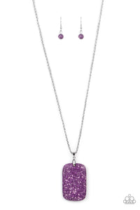 Fundamentally Funky - Purple Necklace Set