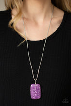 Load image into Gallery viewer, Fundamentally Funky - Purple Necklace Set