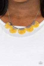 Load image into Gallery viewer, Mermaid Oasis - Yellow Necklace Set