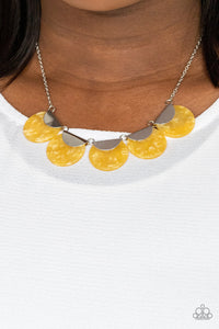 Mermaid Oasis - Yellow Necklace Set