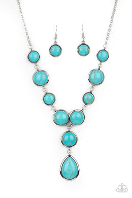 Terrestrial Trailblazer - Blue Necklace Set