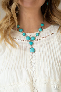 Terrestrial Trailblazer - Blue Necklace Set