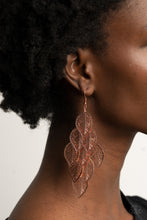 Load image into Gallery viewer, Limitlessly Leafy - Copper Earrings