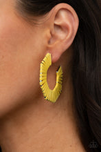 Load image into Gallery viewer, Fabulously Fiesta - Yellow Earrings