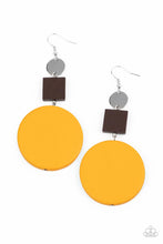 Load image into Gallery viewer, Modern Materials - Yellow Earrings