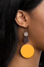 Load image into Gallery viewer, Modern Materials - Yellow Earrings