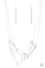 Load image into Gallery viewer, 3-D Drama - Silver Necklace Set