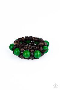 Tropical Temptations - Green Bracelet