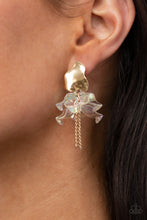 Load image into Gallery viewer, Harmonically Holographic - Gold Earrings