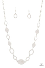 Load image into Gallery viewer, Working OVAL-time - Silver Necklace Set