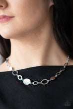 Load image into Gallery viewer, Working OVAL-time - Silver Necklace Set