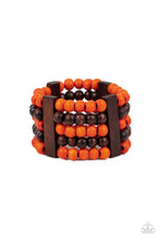 Load image into Gallery viewer, Caribbean Catwalk - Orange Bracelet