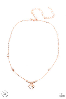 Casual Crush - Rose Gold Necklace Set