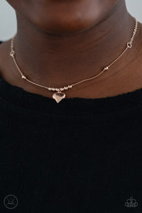 Casual Crush - Rose Gold Necklace Set