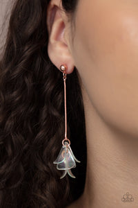 Keep Them In Suspense - Copper Earrings