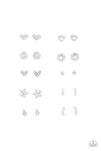 Load image into Gallery viewer, Silver Starlet Shimmer  5 Earrings Bundle