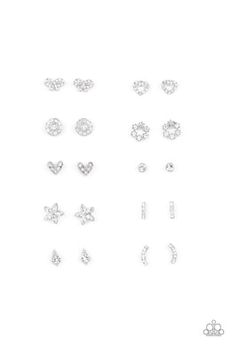 Silver Starlet Shimmer  5 Earrings Bundle