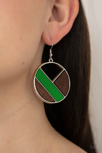 Dont Be MODest - Green  Earrings