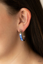 Load image into Gallery viewer, Bursting With Brilliance - Blue Earrings