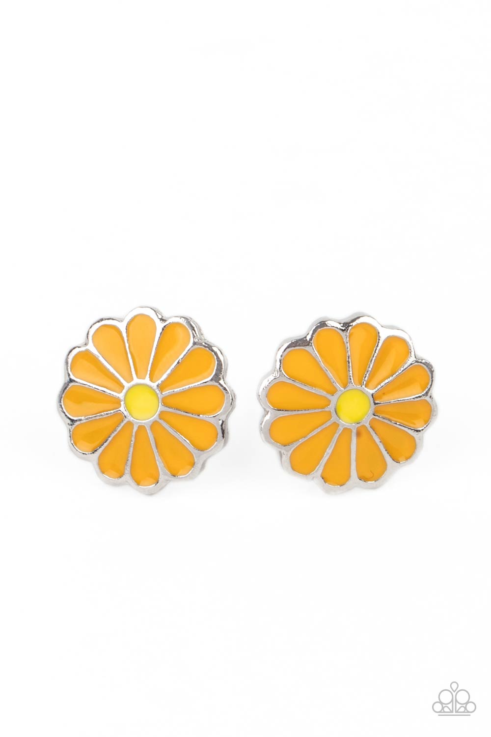 Budding Out - Orange Earrings