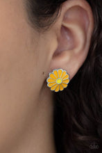 Load image into Gallery viewer, Budding Out - Orange Earrings