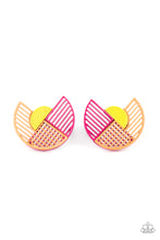 Load image into Gallery viewer, Its Just an Expression - Pink Earrings