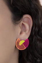 Load image into Gallery viewer, Its Just an Expression - Pink Earrings