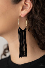 Load image into Gallery viewer, Flauntable Fringe - Gold Earrings